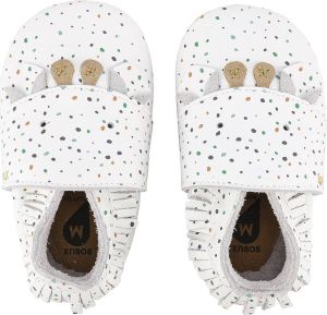 Bobux Soft Soles Baby Slofjes Leer Freckles White