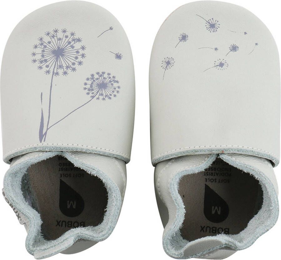 Bobux Soft Soles Giants Mint dandelion print Babyslofjes - Foto 1