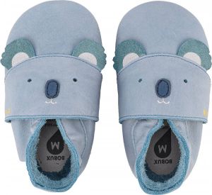 Bobux Soft Soles Lederen Babyslofjes Koko Slate