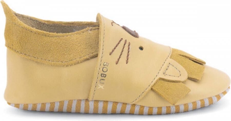 Bobux Soft Soles Lederen Babyslofjes Leo Maple