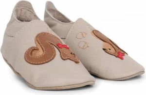 Bobux Soft Soles Milk Scurry Babyslofjes