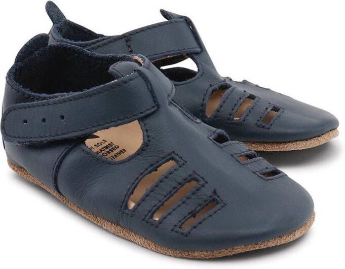 Bobux Soft Soles Navy boys sandal Babyslofjes