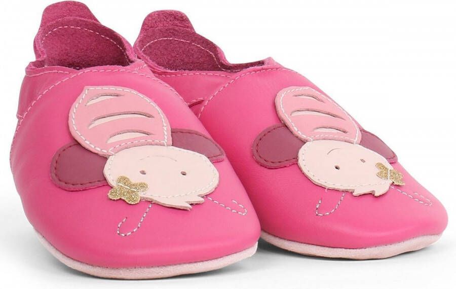 Bobux Soft Soles Pink Bee L