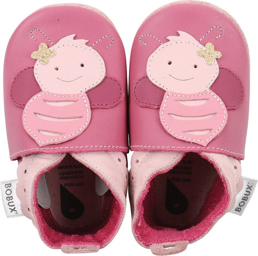 Bobux Soft Soles Pink Bee M