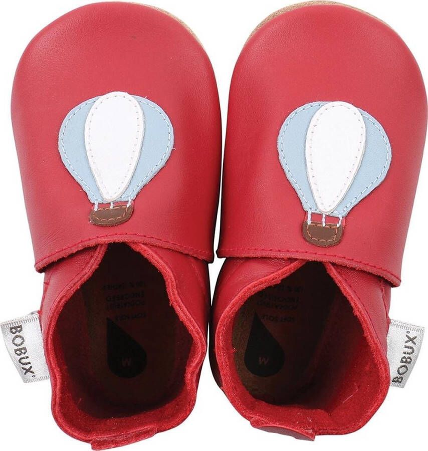 Bobux Soft Soles Red hot air balloon Babyslofjes