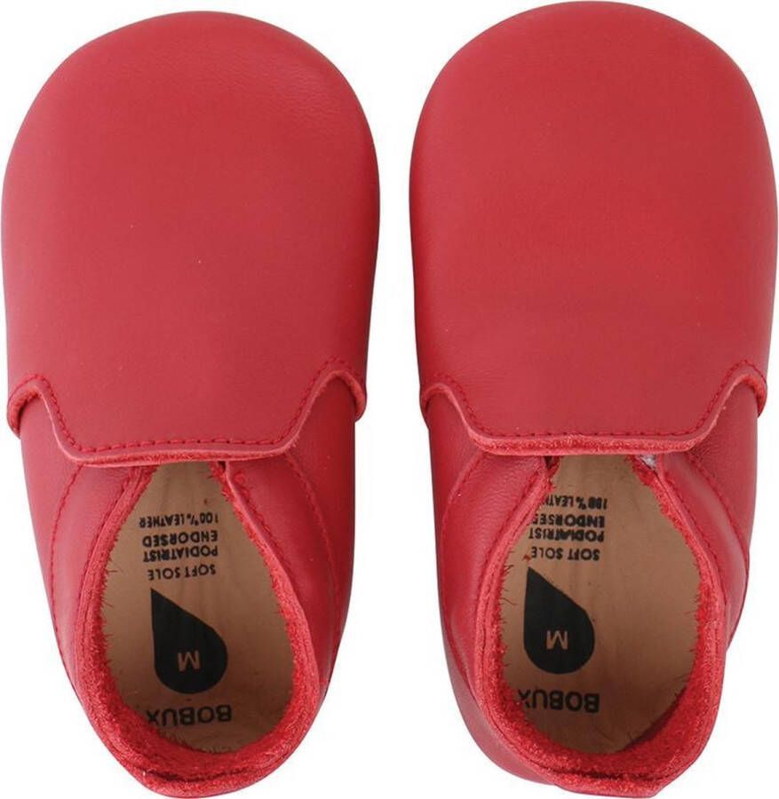 Bobux Soft Soles Red loafer Babyslofjes - Foto 1