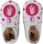 Bobux Soft Soles Zilver loafer met fuchsia eenhoorn print S - Thumbnail 1
