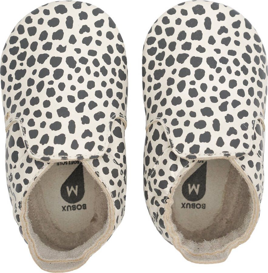 Bobux Soft Soles Slofjes Dalmation Vanilla M