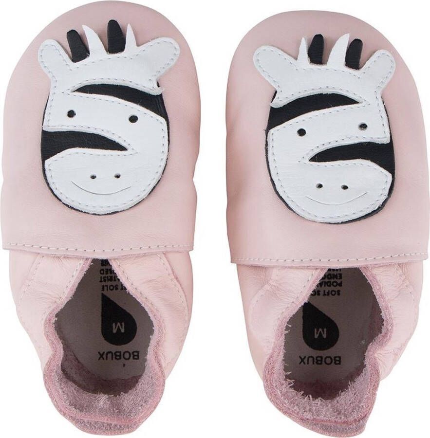 Bobux Soft Soles Zebra blossom Babyslofjes