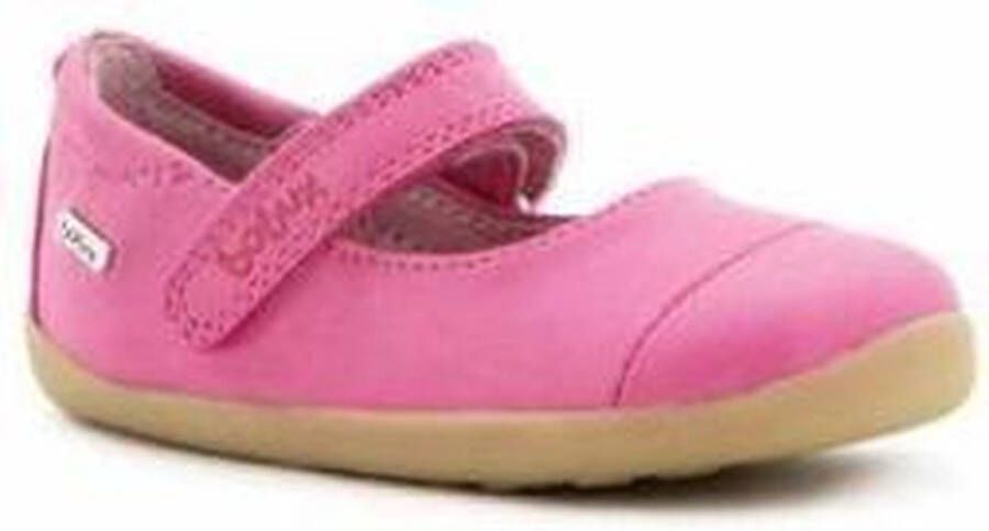 Bobux Step Up Candy cream ballet fuchsia