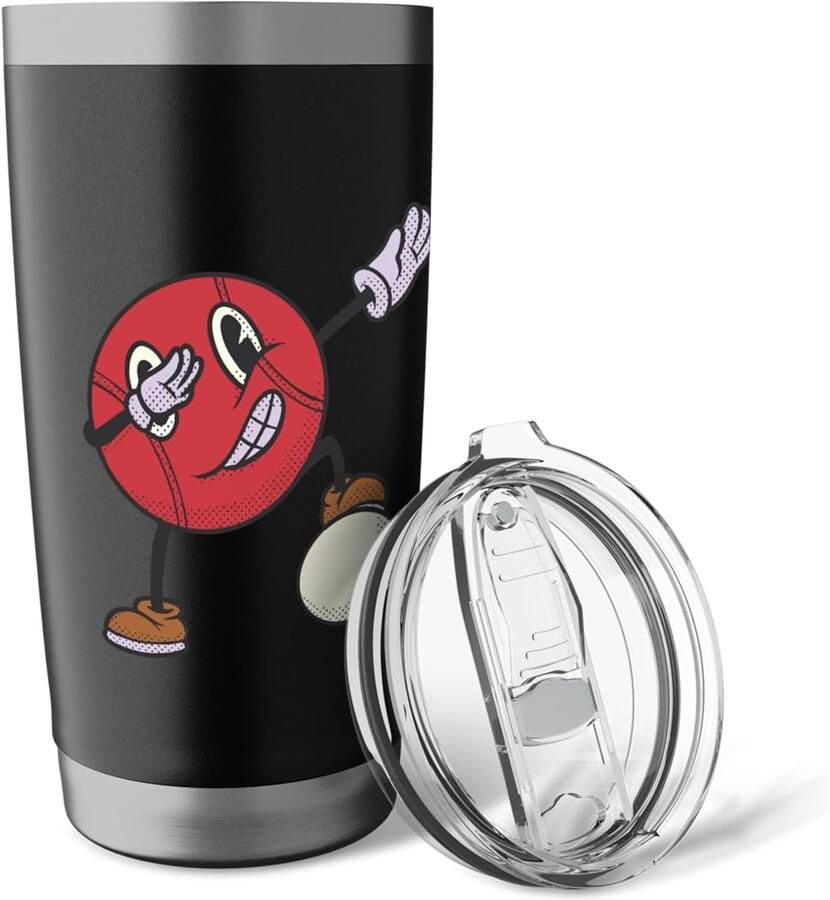 Boccebal met dubbele wand thermobeker