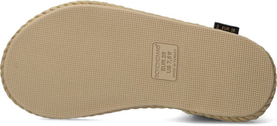 Strappy Sandals bruin Tinten Dad Sandals bruin Tinten Ibiza Flat Sandalen Dames Beige - Foto 3