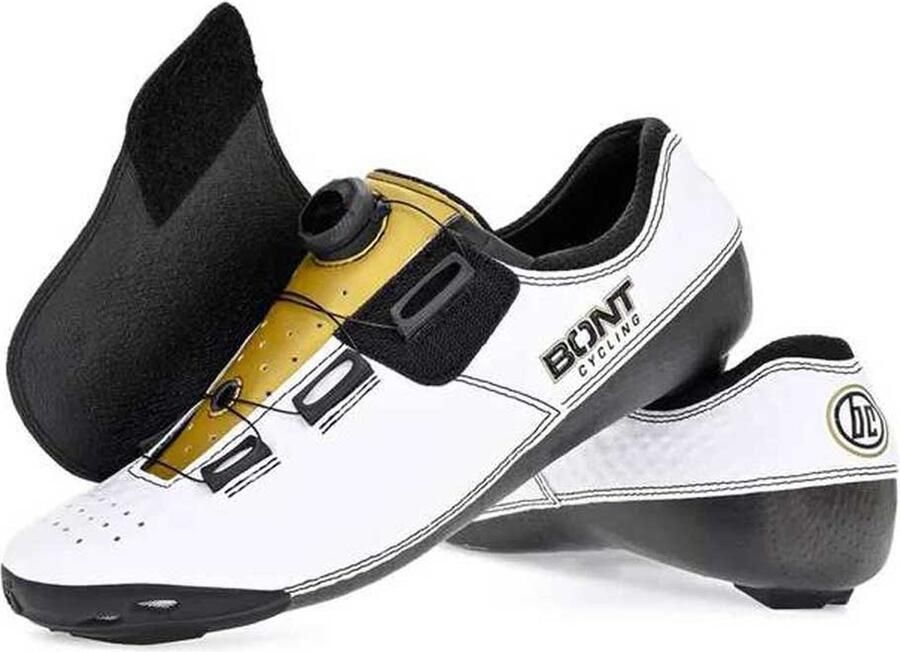 Bont Zero+ Li2 Durolite Racefiets Schoenen White Black Heren - Foto 3