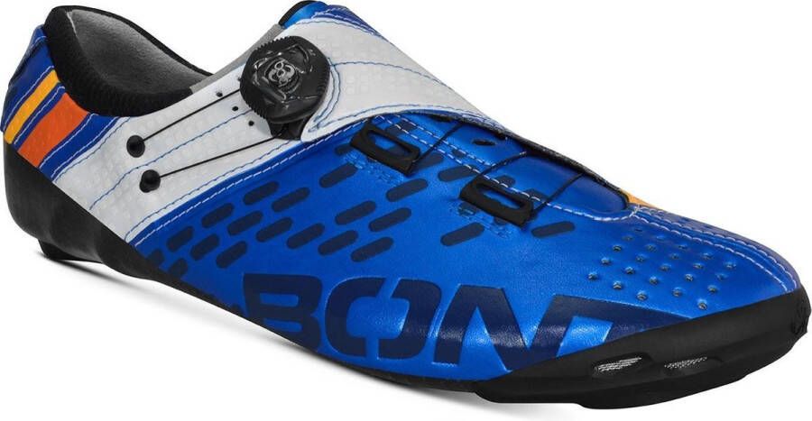 Bont Helix Racefietsschoenen Blue White Orange Durolite