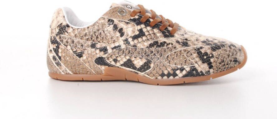 BONX Bronx dames sneaker Myraa piton beige
