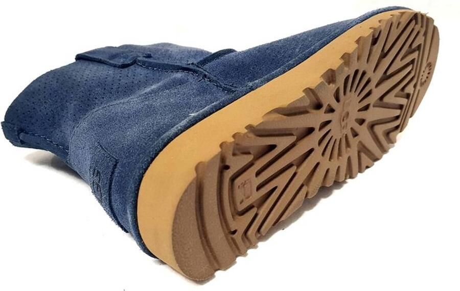 BOOTS UGG Suede Dames Boot Classic Unlined Mini Perf 1016852 Blue (Mri) - Foto 4