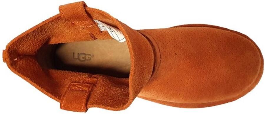 BOOTS UGG Suede Dames Boot Classic Unlined Mini Perf 1016852 Orange (Fop) - Foto 6
