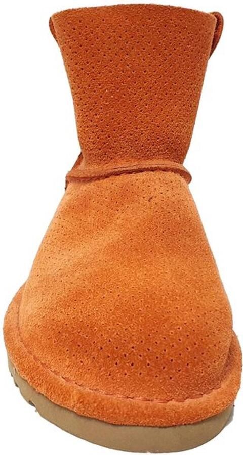 BOOTS UGG Suede Dames Boot Classic Unlined Mini Perf 1016852 Orange (Fop) - Foto 5