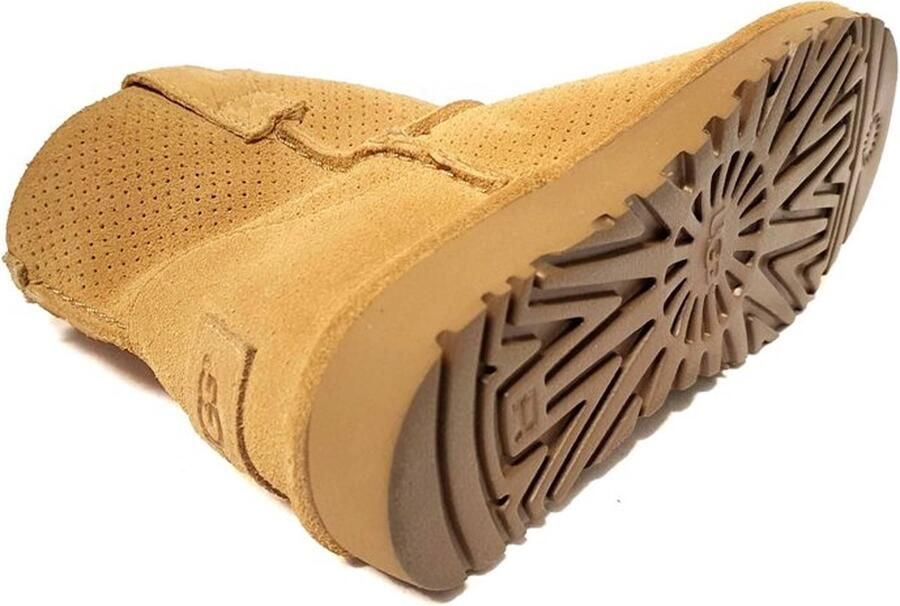BOOTS UGG Suede Dames Boot Classic Unlined Mini Perf 1016852 Tan (Taw) - Foto 3