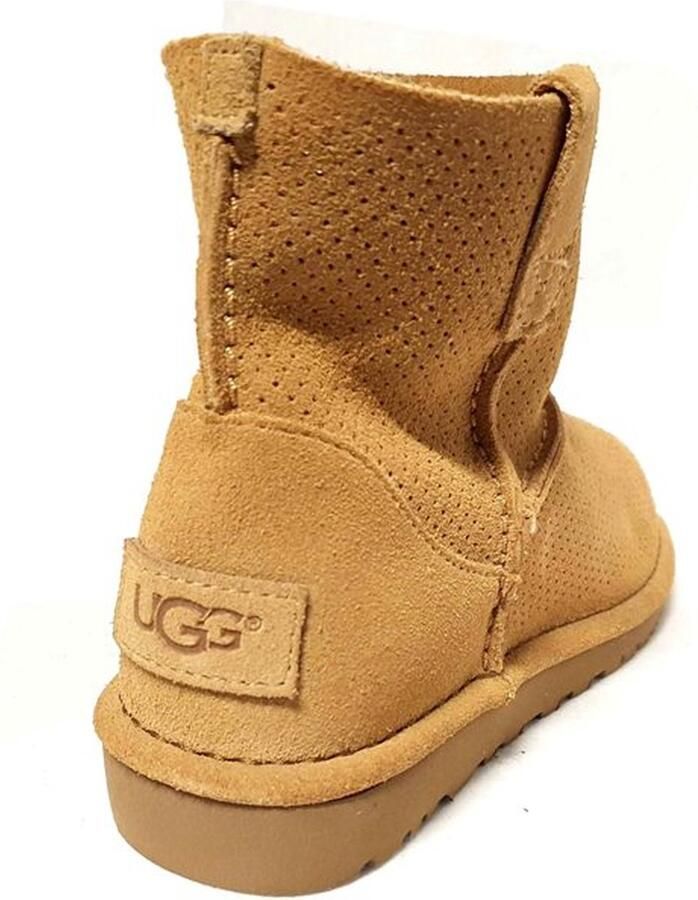 BOOTS UGG Suede Dames Boot Classic Unlined Mini Perf 1016852 Tan (Taw) - Foto 2