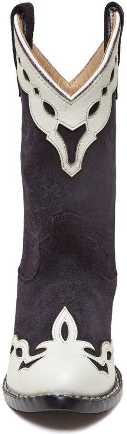 Bootstock ANGUS Cowboylaarzen Western laarzen Cowboy boots Meisje Zwart wit 36 (671270178920)