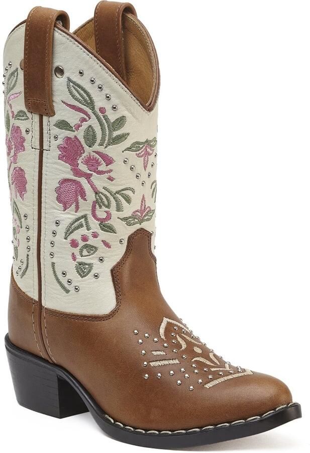 Bootstock Belle Brown Cowboylaarzen Tieners Bruin Leer