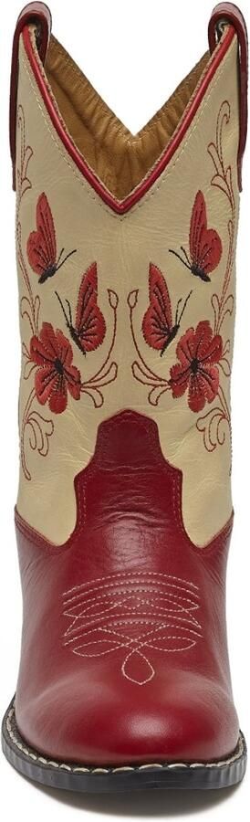 Bootstock Bloom Cowboylaarzen Kinderen Rood Leer