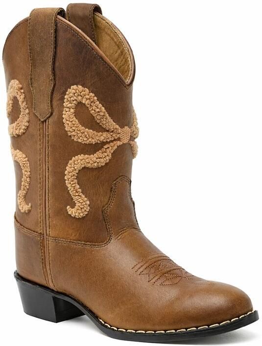 Bootstock Bobby Cowboylaarzen Kinderen Bruin Leer
