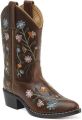 Bootstock Bouquet Dark Brown Cowboylaarzen Kinderen Bruin Leer - Bruin