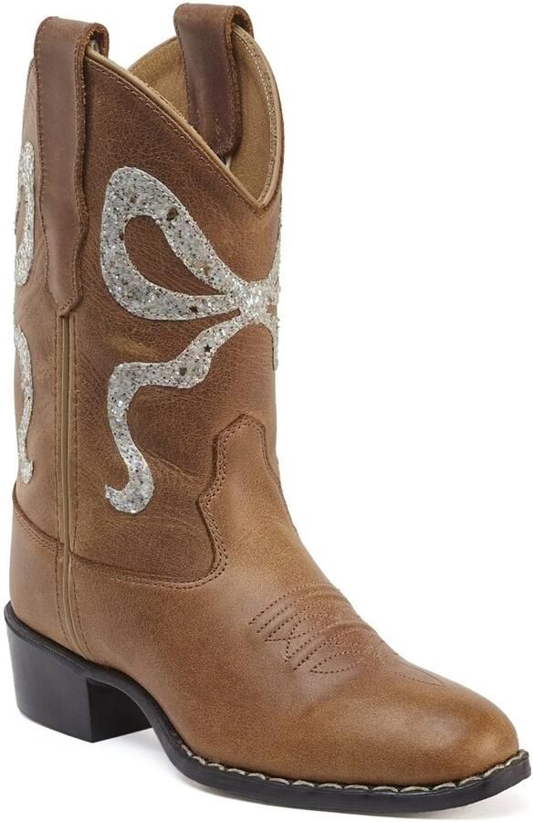 Bootstock Bow Cowboylaarzen Tieners Diamant Leer