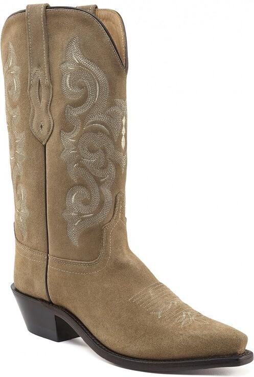 Bootstock Buttercream Cowboylaarzen Dames Camel Leer