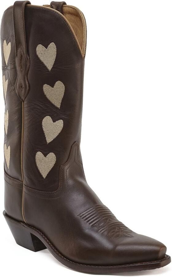 Bootstock Hearts Dames Cowboylaarzen Mocca