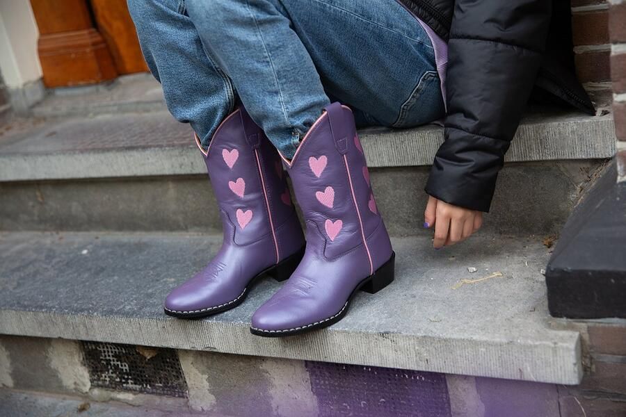 Bootstock HEARTS PAARS Cowboylaarzen Western laarzen Cowboy boots Meisje original 25 (671270199109) - Foto 3