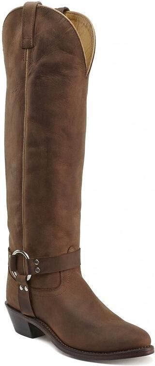 Bootstock Jacky Brown High Cowboylaarzen Dames Bruin Leer