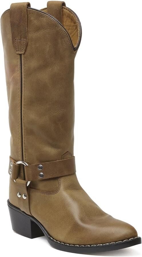 Bootstock Jacky Camel High Cowboylaarzen Kinderen Camel Leer - Foto 1