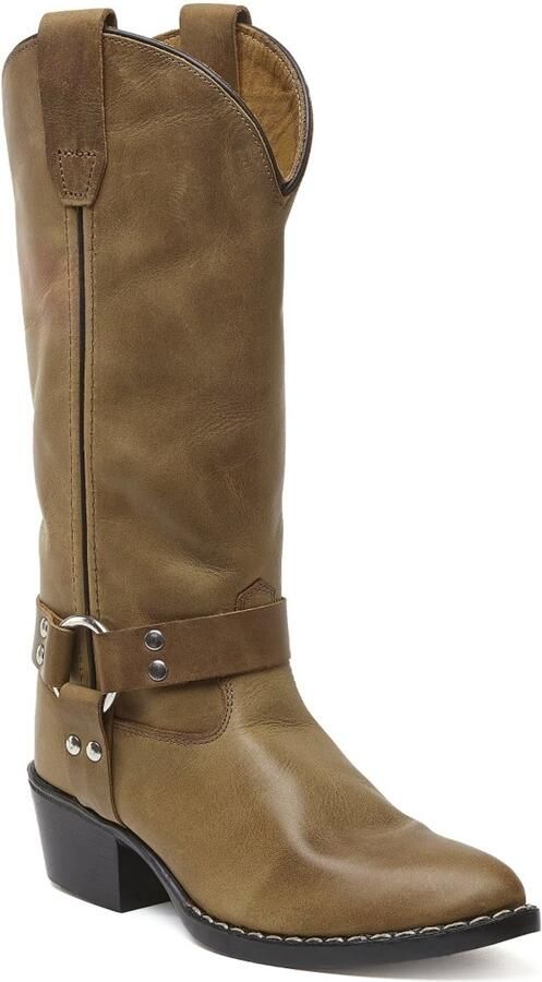 Bootstock Jacky Camel High Cowboylaarzen Tieners Camel Leer