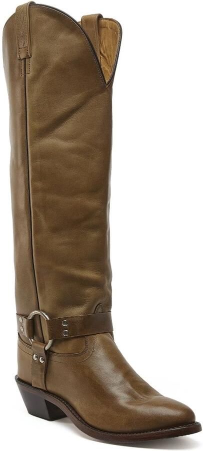 Bootstock Jacky Camel High Cowboylaarzen Dames Camel Leer