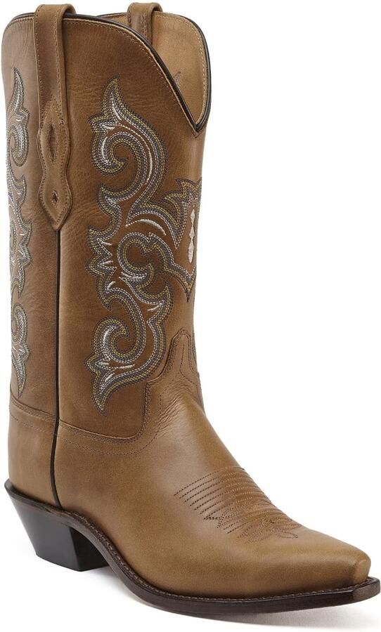 Bootstock Manhattan Cowboylaarzen Dames Lichtbruin Leer