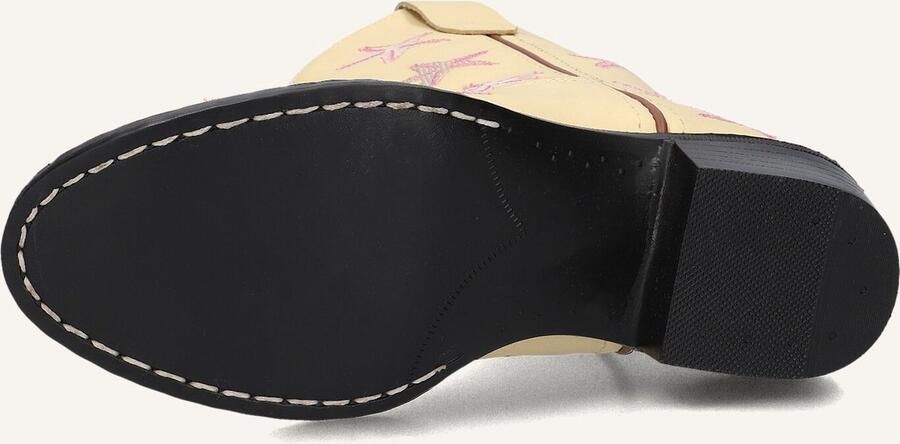 Bootstock Starfish Cream pink Laarzen Leer Meisjes Beige