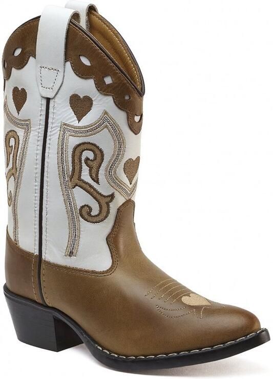 Bootstock Sweetheart Brown Cowboylaarzen Tieners Bruin Leer