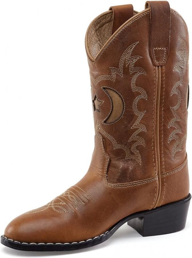 Bootstock Twinkle Cowboylaarzen Tieners Bruin Leer
