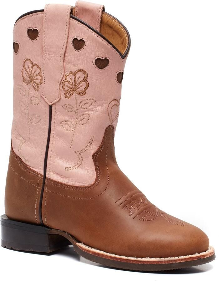 Bootstock x Chesterfield Pink Cowboylaarzen Kinderen Roze Leer