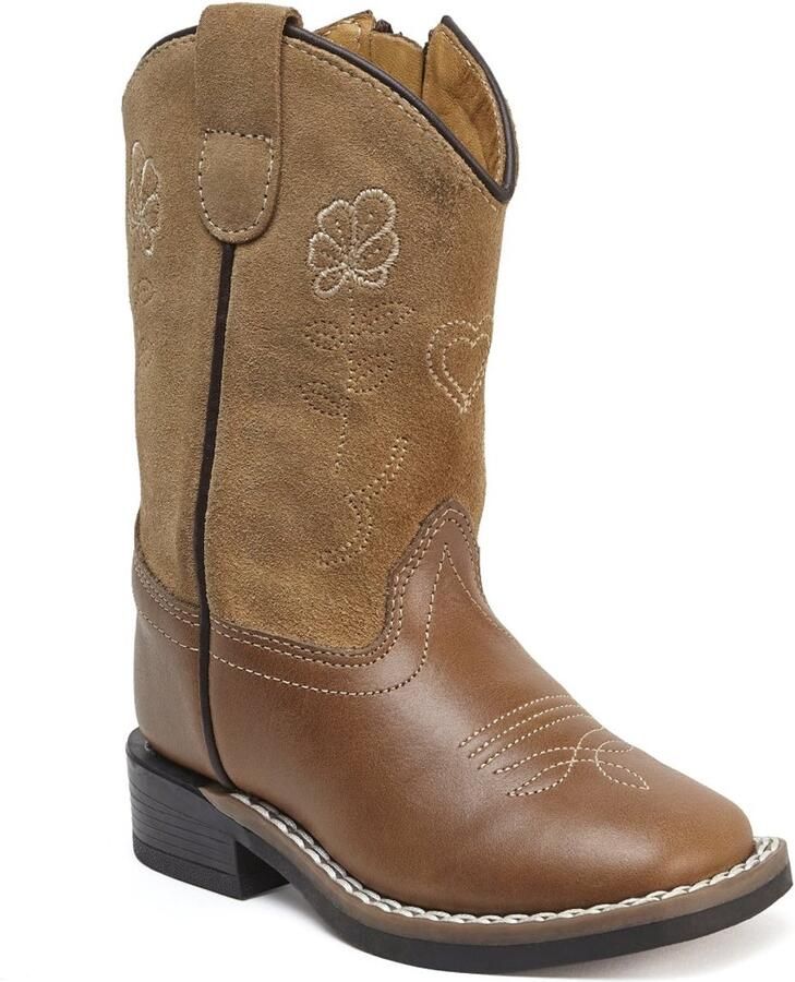 Bootstock X Chesterfield Mini Laarzen Leer Meisjes Camel