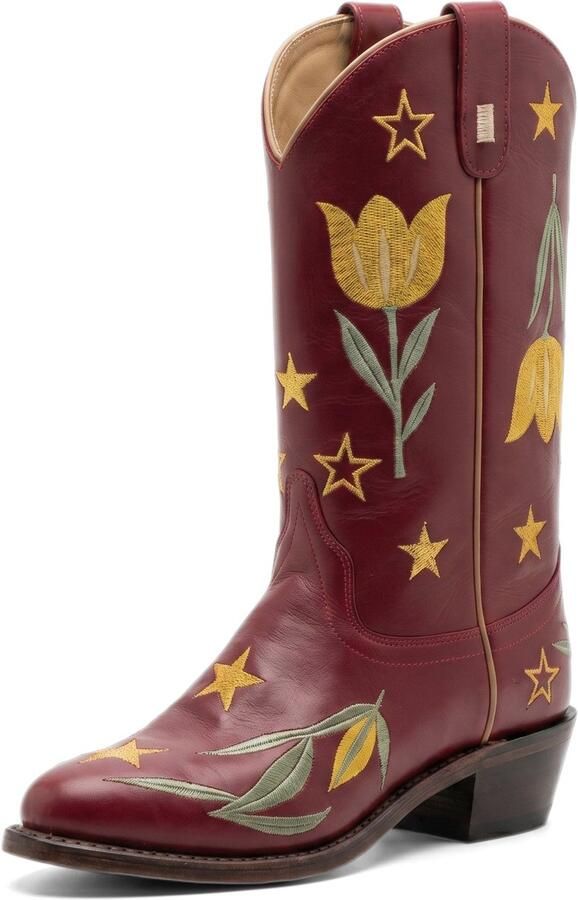 Bootstock x Hundred Pieces Cowboylaarzen Tieners Veelkleurig Leer - Foto 2