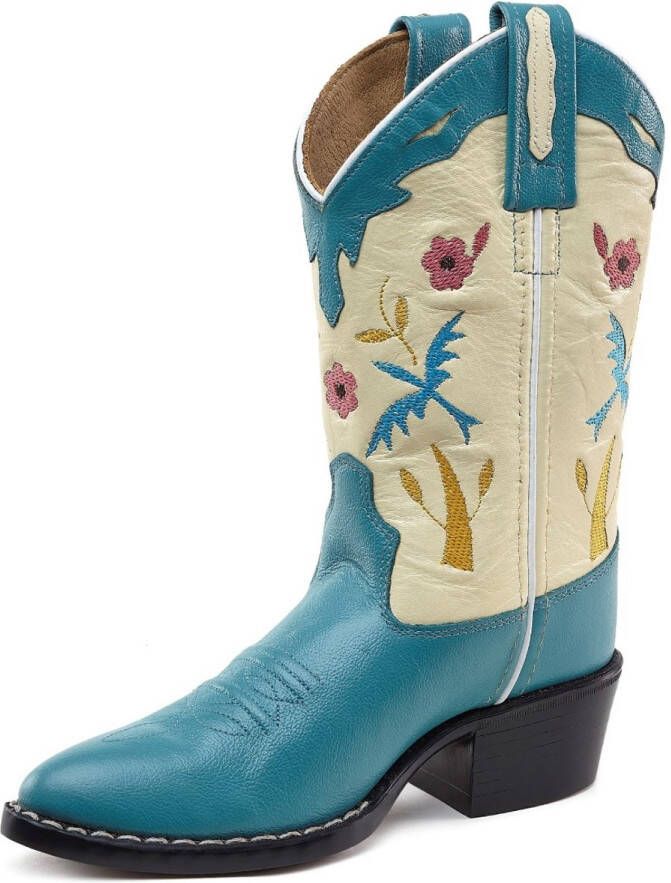 Bootstock EDEN Cowboylaarzen Western laarzen Cowboy boots Meisje Blauw 26 (671270181203)