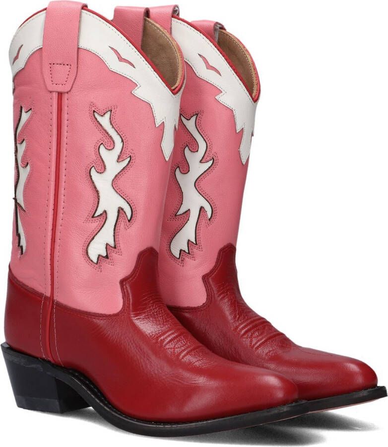 Bootstock Velvet Cake Cowboylaarzen Western Laarzen Meisjes Kids Rood - Foto 2
