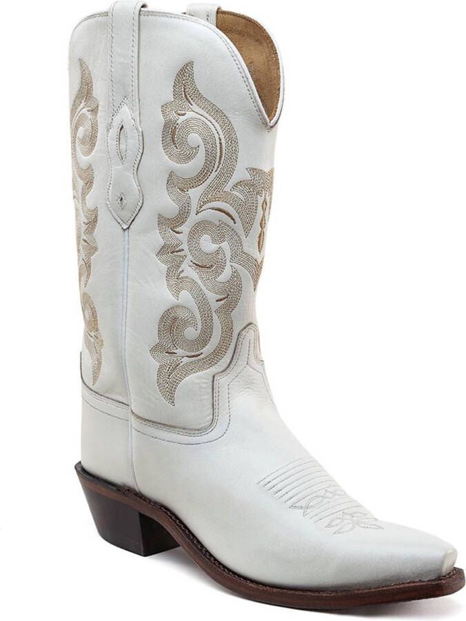 City Western White Treasure Women Cowboylaarzen Western Laarzen Dames Wit