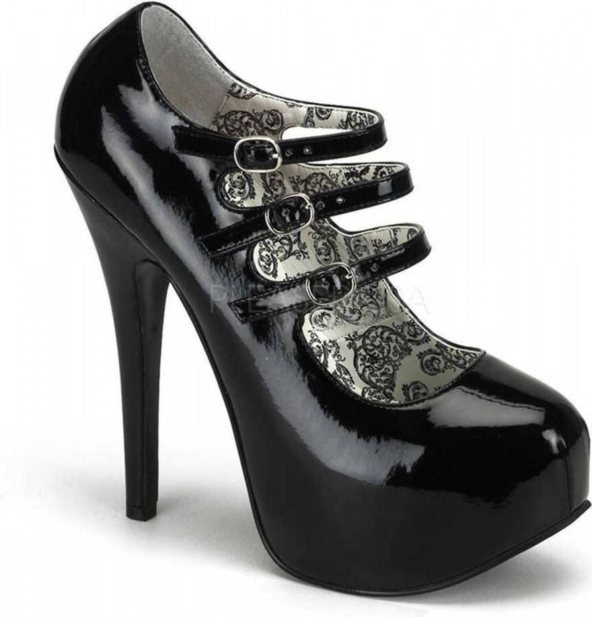Bordello Hoge hakken 42 Shoes TEEZE 05 Zwart