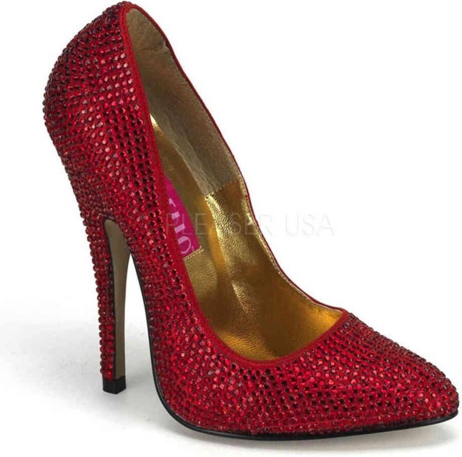 Bordello Hoge hakken 36 Shoes SCANDAL 620R Paaldans schoenen Rood