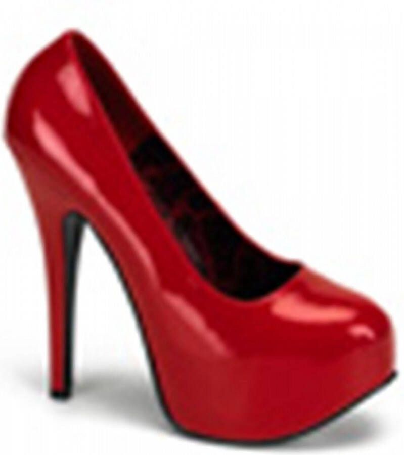 Bordello Pumps 39 Shoes TEEZE 06 Rood